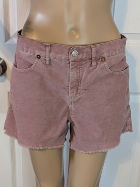 GAP Women's Dusty Rose Pink Corduroy Shorts Size 6